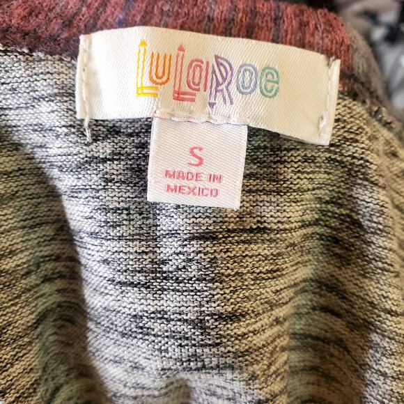 Lularoe Sarah duster cardigan Colorful Geometric Size Small - Picture 8 of 8